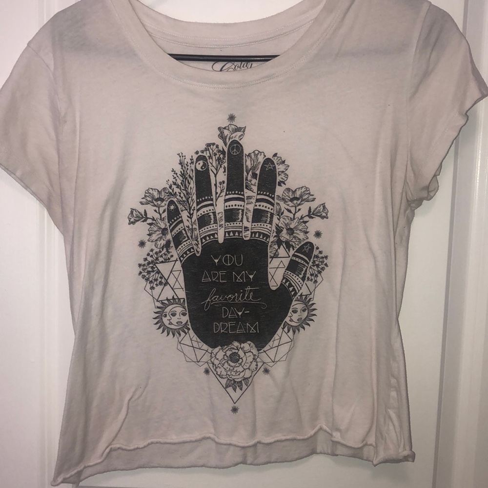 Short sleeve crop top